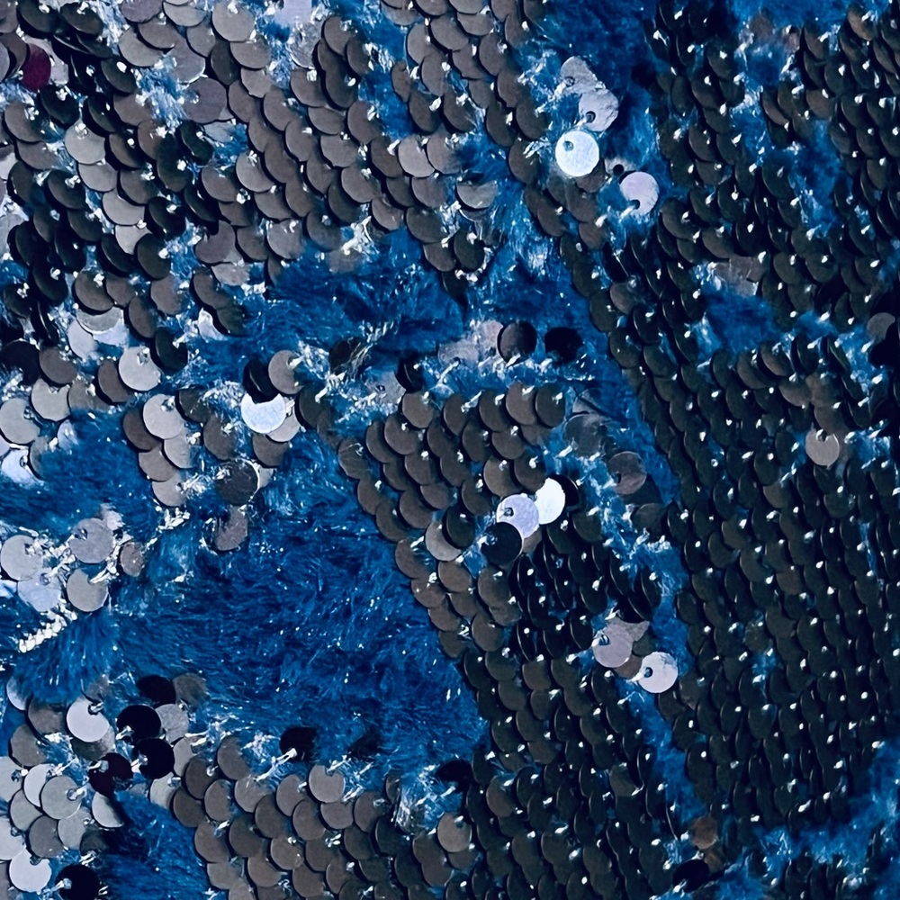 AVIVA STANOFF Blue Sequins - Picture 4 of 5